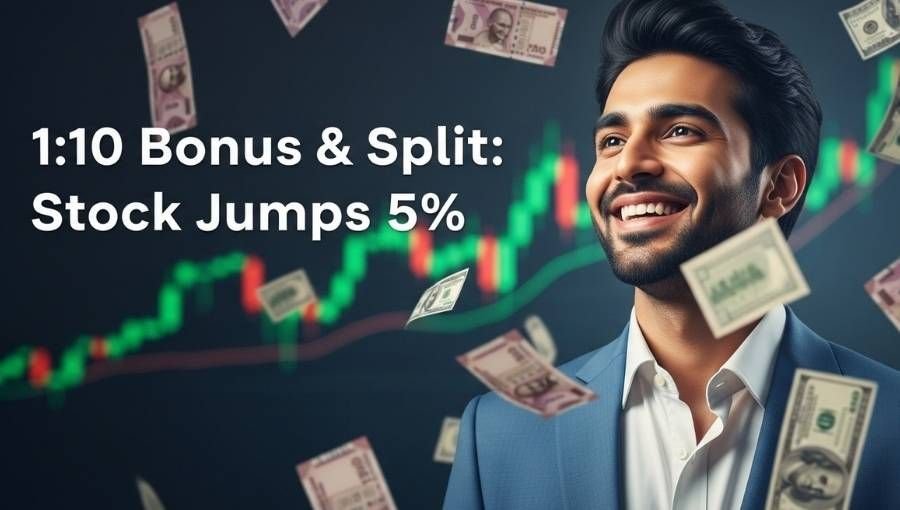 1 10 Bonus And Stock Split Share Jump 5 Percente