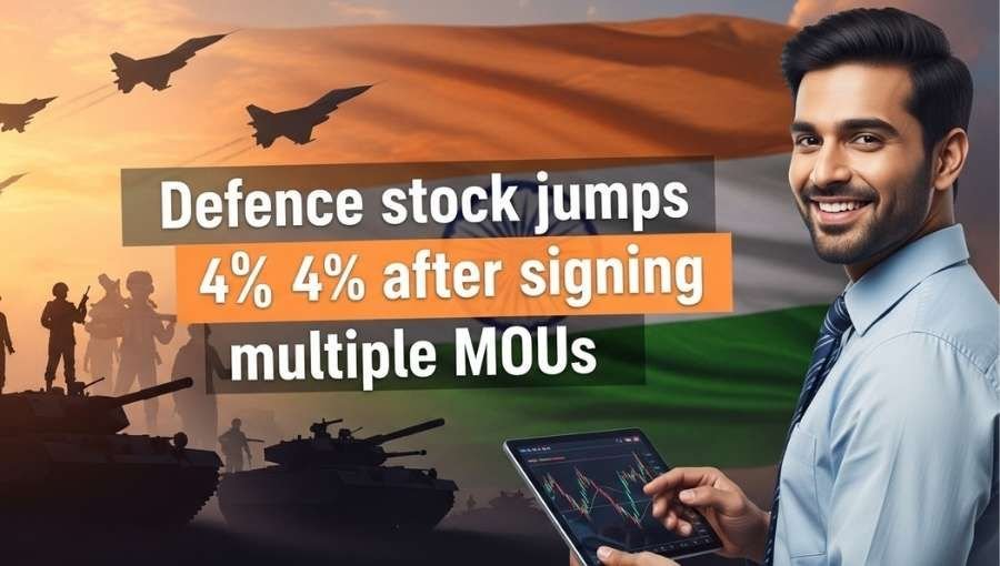 Defence Stock Jump 4 Percente Signing MoU