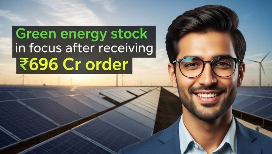 Green Energy Stock Recived 696Cr Order
